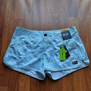 Pelagic Light Blue Women's Athletic Shorts